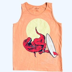 Cat & Jack Boys Med Surfing Dinosaur Tank Top